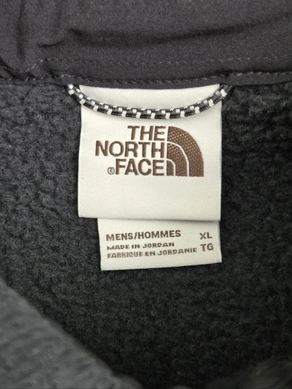 The North Face Gordon Lyons Shacket Fleece Casual Men's Size XL Heather Black